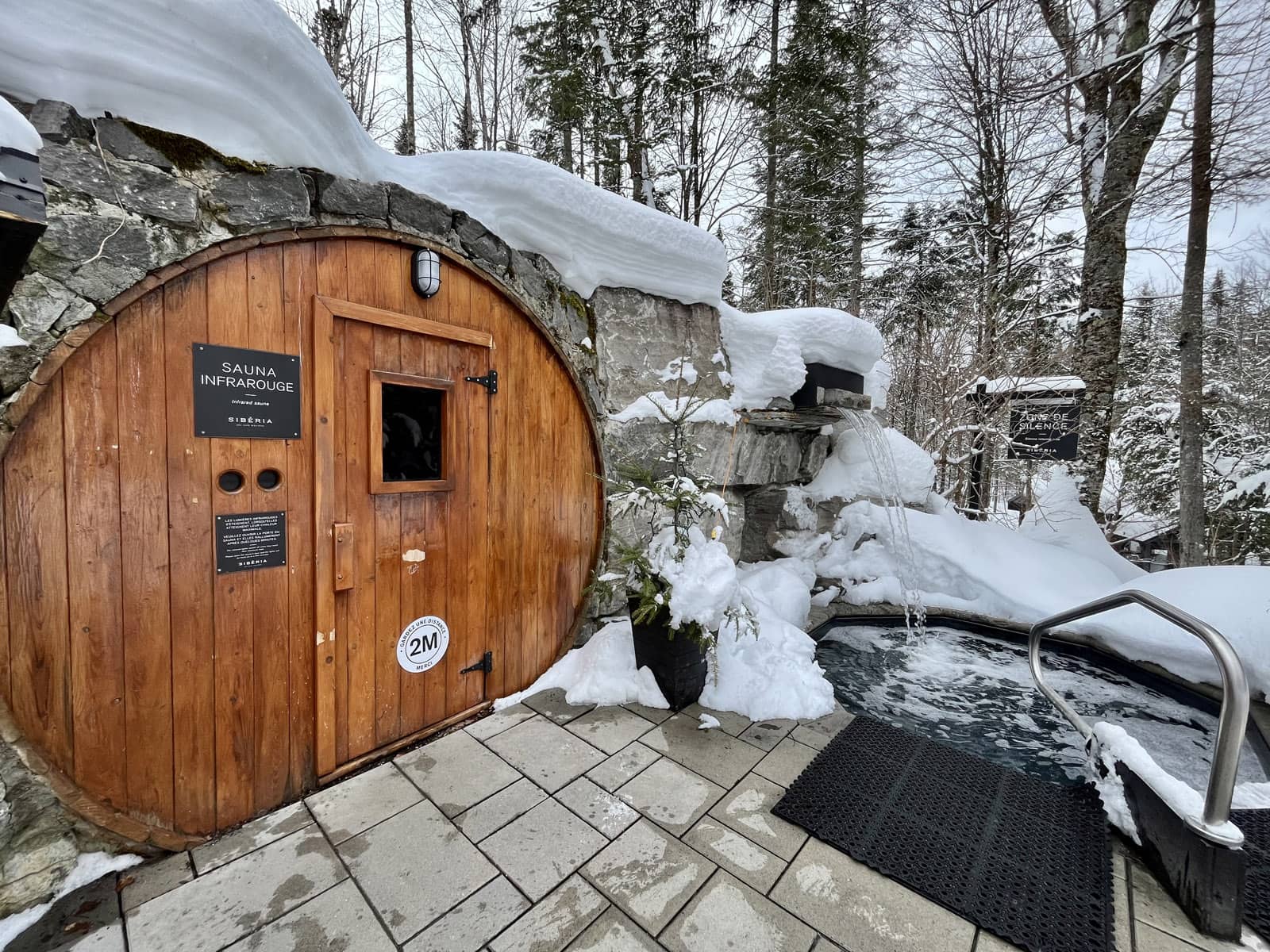 Visiter Québec en hiver - Sibéria Spa - Photo Québec Le Mag'