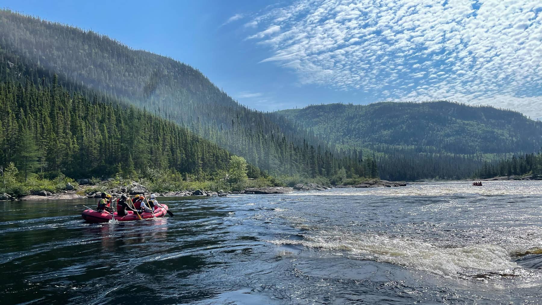 Rafting sur la rivière Magpie avec Noryak Aventures / Tourisme durable au Québec - Photo Marie-Josée Talbot