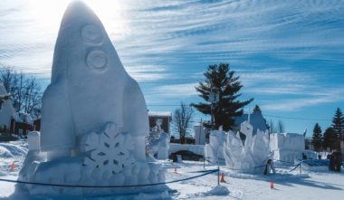 Les sculptures du Festival Saguenay-en-Neige