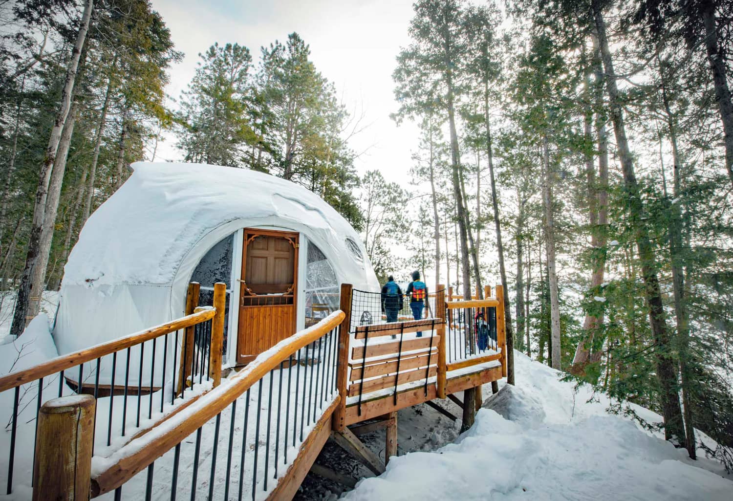 Hébergement insolite au Québec - Parc Aventure Cap Jaseux, Saguenay-Lac-Saint-Jean