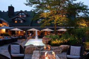 Manoir Saint-Sauveur - Hôtel dans les Laurentides - Terrasse