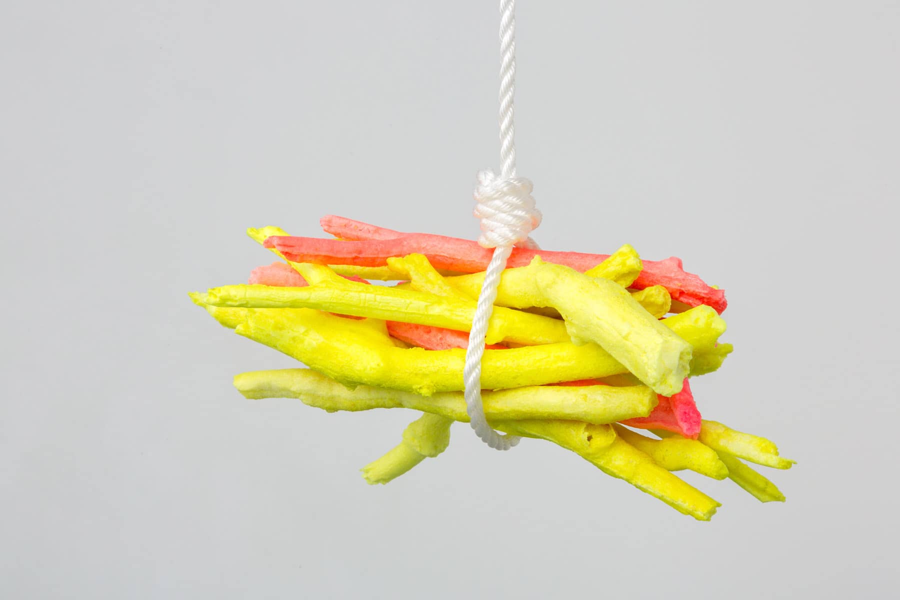 Biennale de Québec 2024 - Magali Hébert Huot Untitled (Swinging Bundie Yellow)