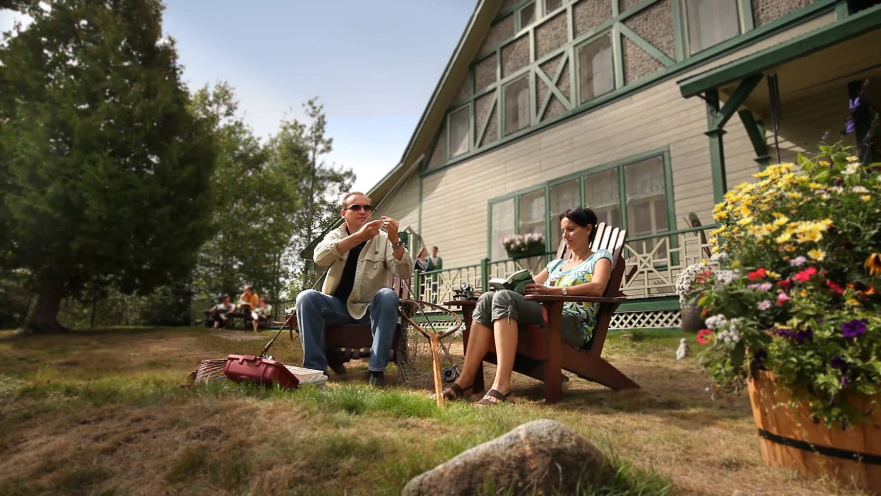 Club House de La Seigneurie du Triton, hôtel historique en Mauricie, Québec