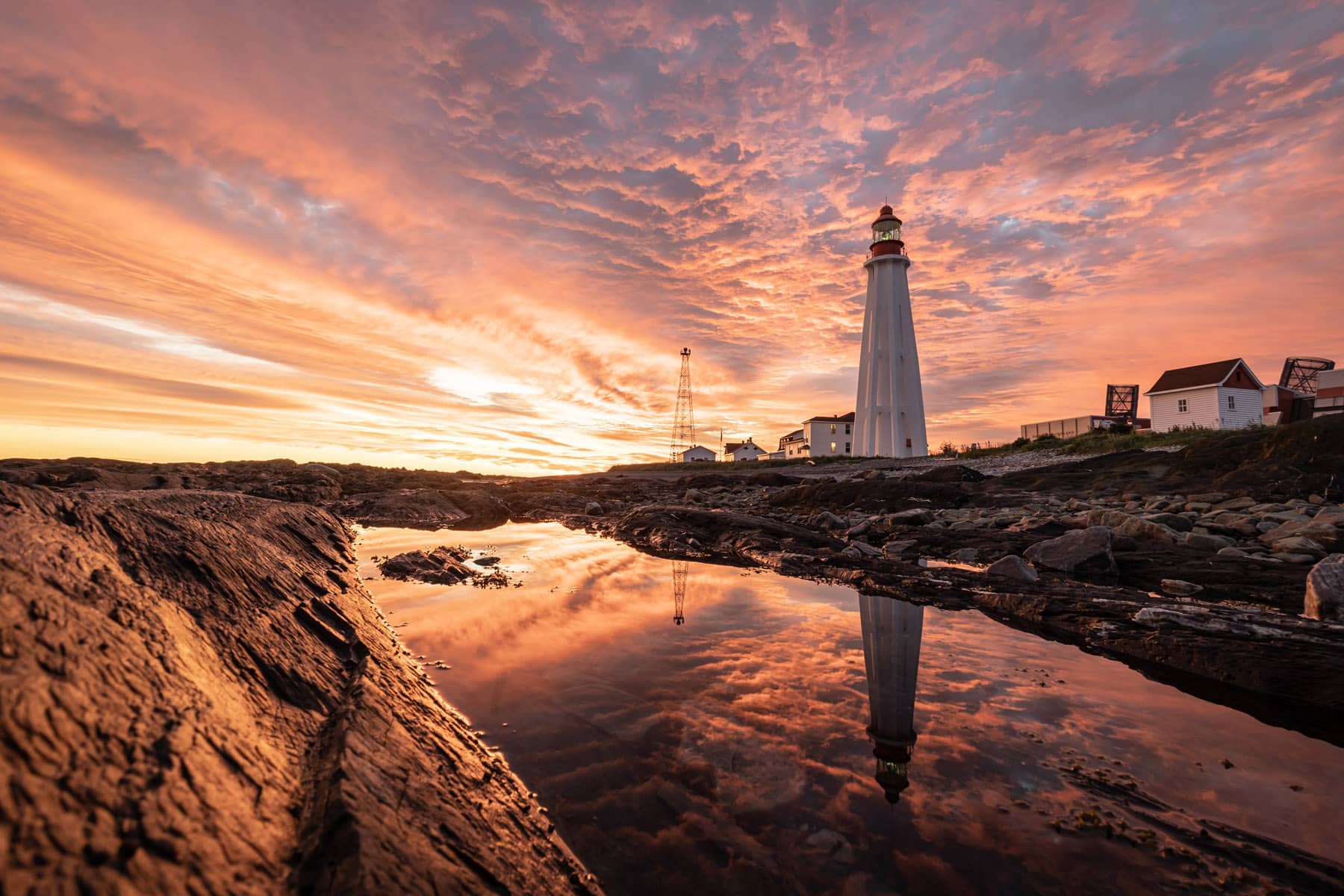 Site historique de la Pointe au Père - Crédit : Mathieu Dupuis/Tourisme Rimouski