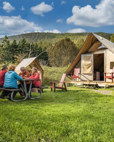 Dormir en pleine nature au Québec maritime - Photo Sébastien St-Jean/Le Québec maritime