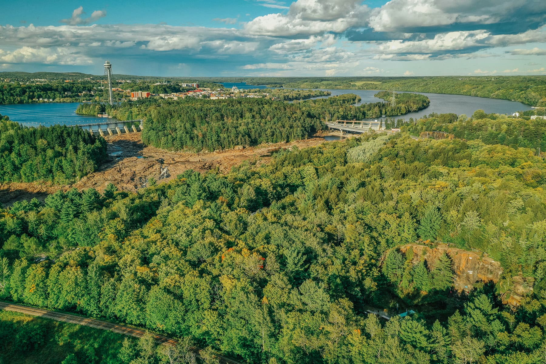 Parc de l’Île-Melville à Shawinigan - Crédit : Raphael Sevigny