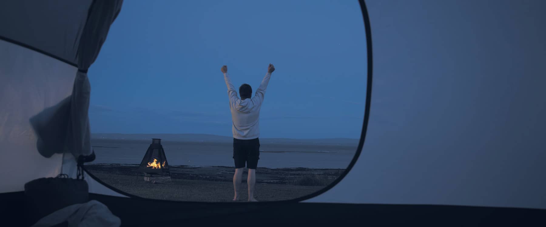 Séjour sur l'Isle aux Coudres (Charlevoix) : camping - Photo : Movik Inc