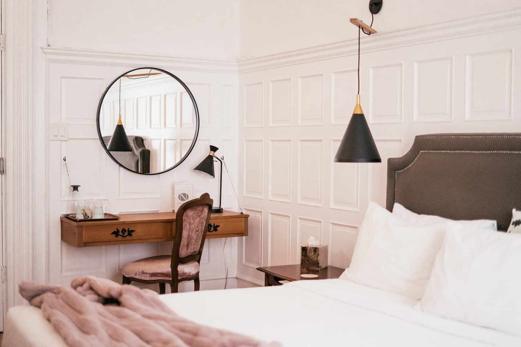 Chambre thématique de l’Hôtel Nomad à Québec – Photo Flore Telier