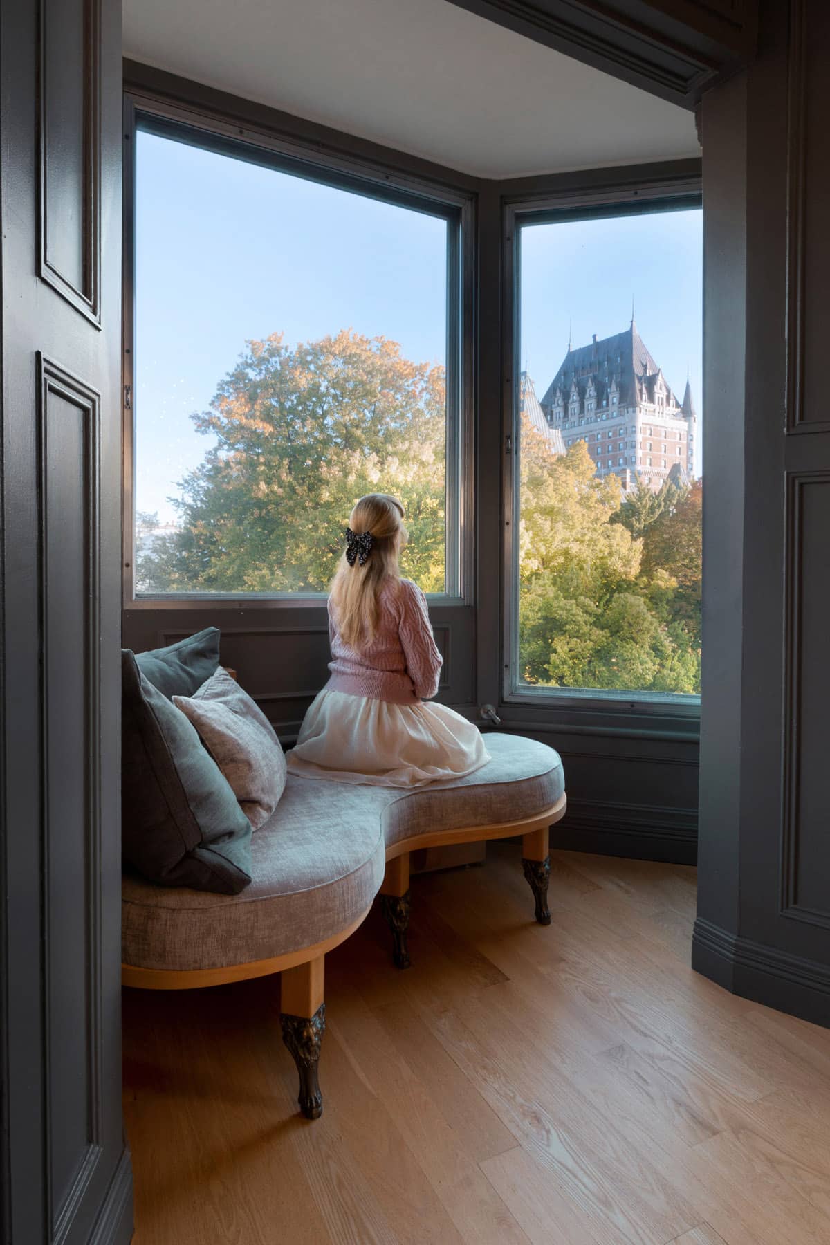 Vue de la Suite F.A. White de l’Hôtel Nomad à Québec – Photo Monsieur + Madame Explore