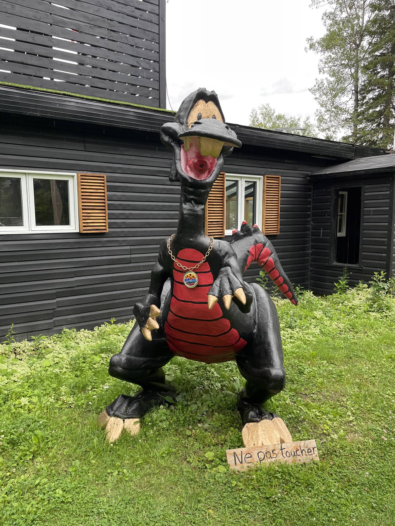 Représentation de Ponik à Pohénégamook - Voyage en famille au Québec - Photo K. Binon