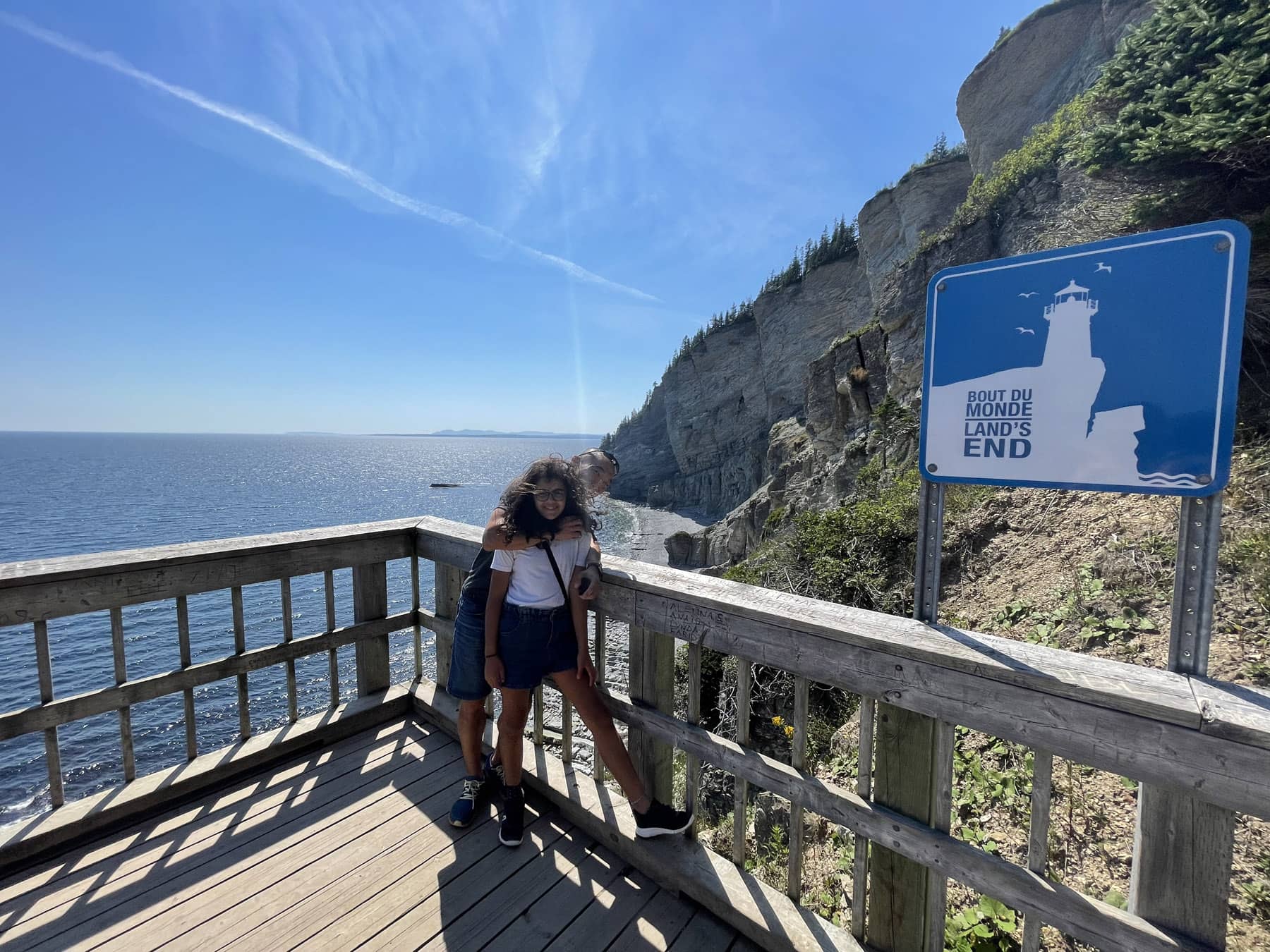 Le bout du monde dans le parc national Forillon - Voyage en famille au Québec - Photo K. Binon