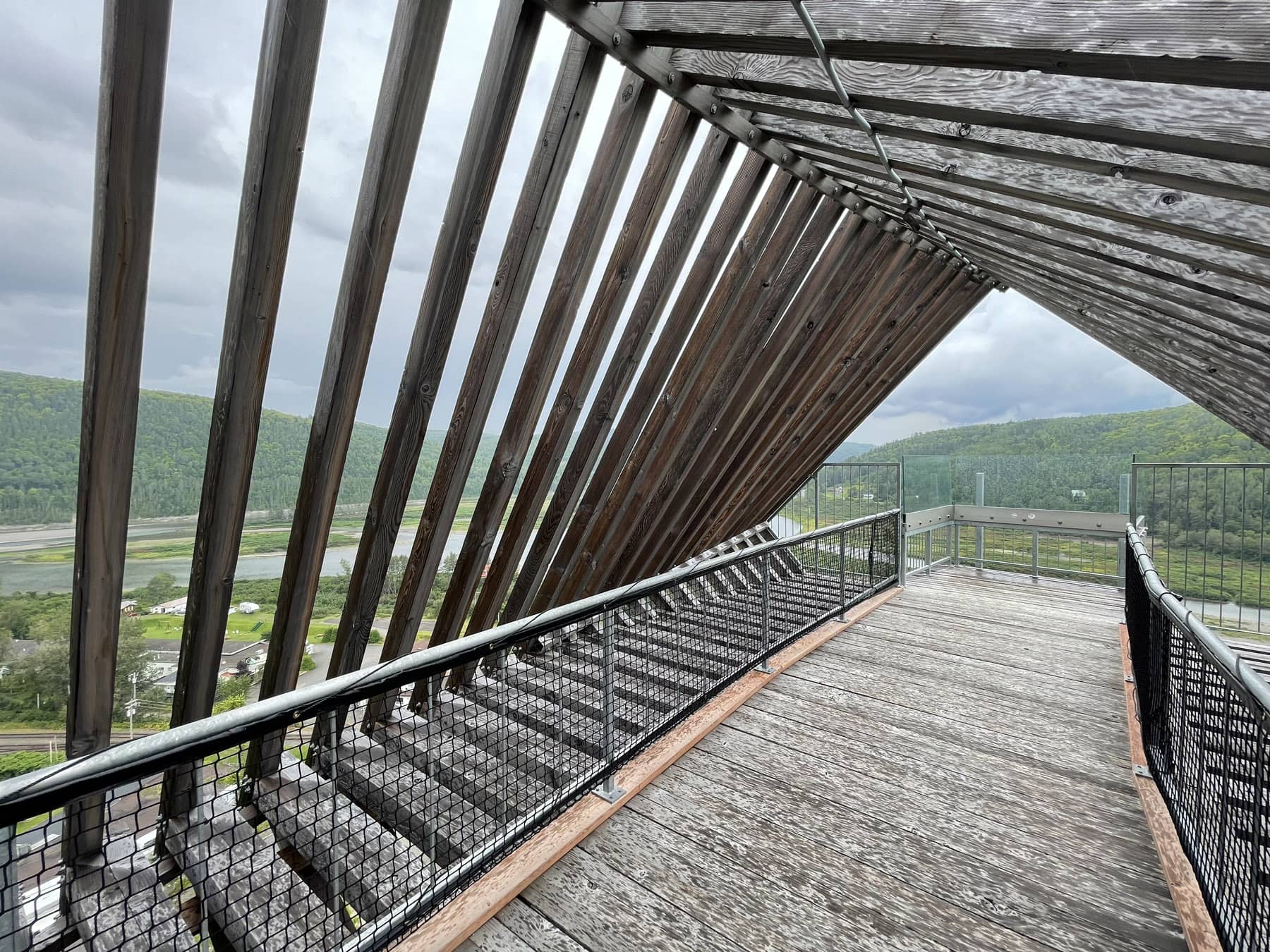 Belvédère des Deux-Rivières - Voyage en famille au Québec - Photo K. Binon