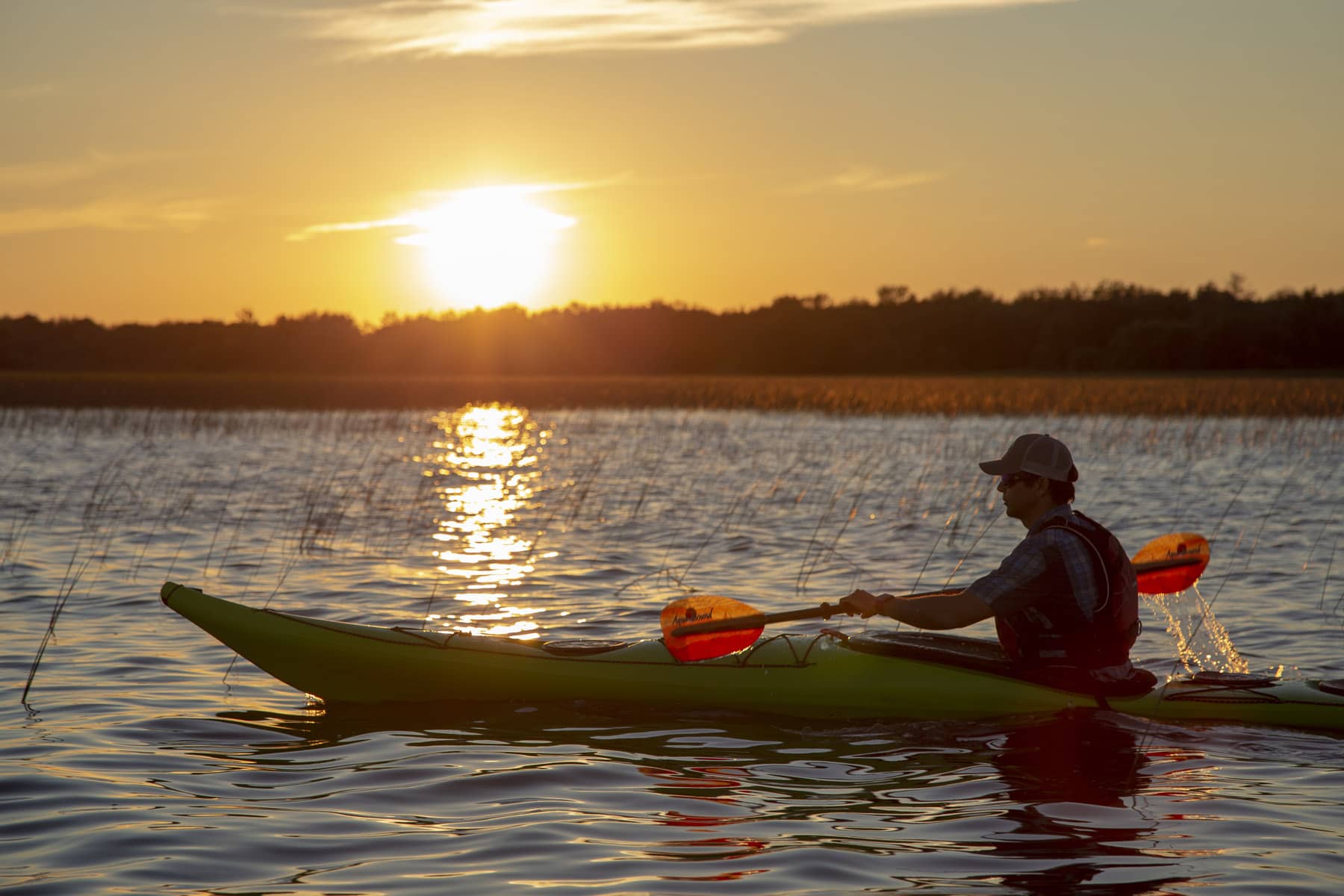 Kayak sur le Lac Saint-Pierre - Photo Tales