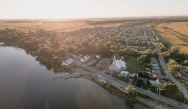 Vue aérienne Chemin du Roy - Photo Fabien Roulx-Tremblay