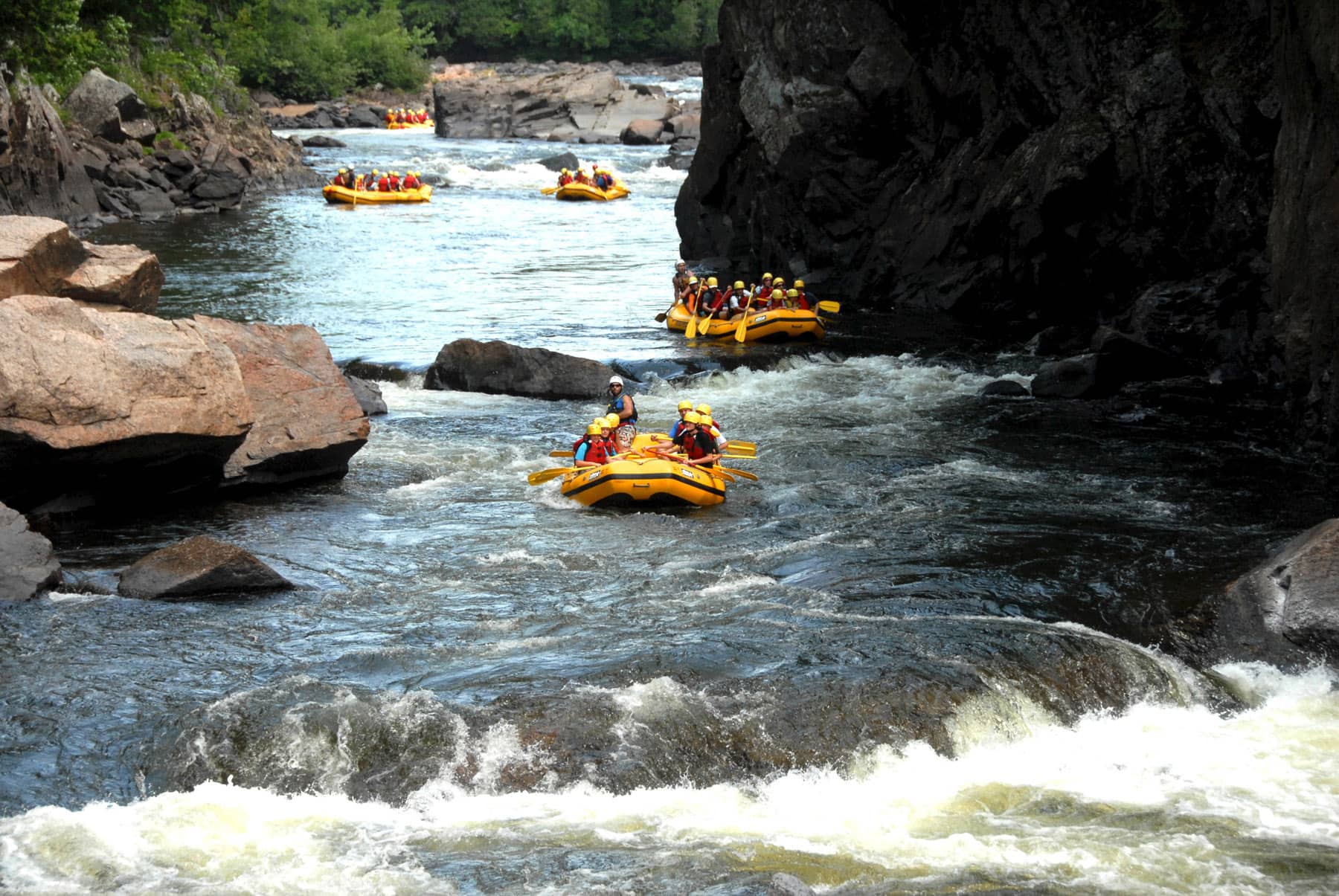 Rafting au Québec avec Nouveau Monde Rafting (Laurentides)