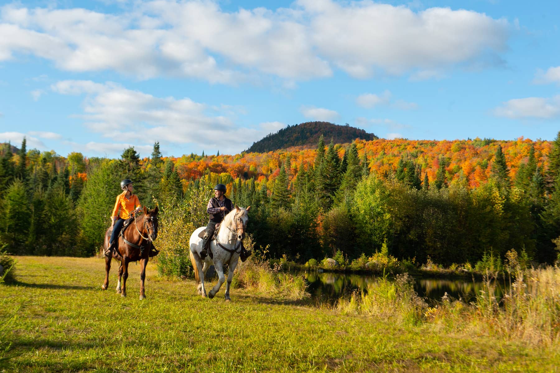 Promenade à cheval avec Kanatha Aki (Laurentides)