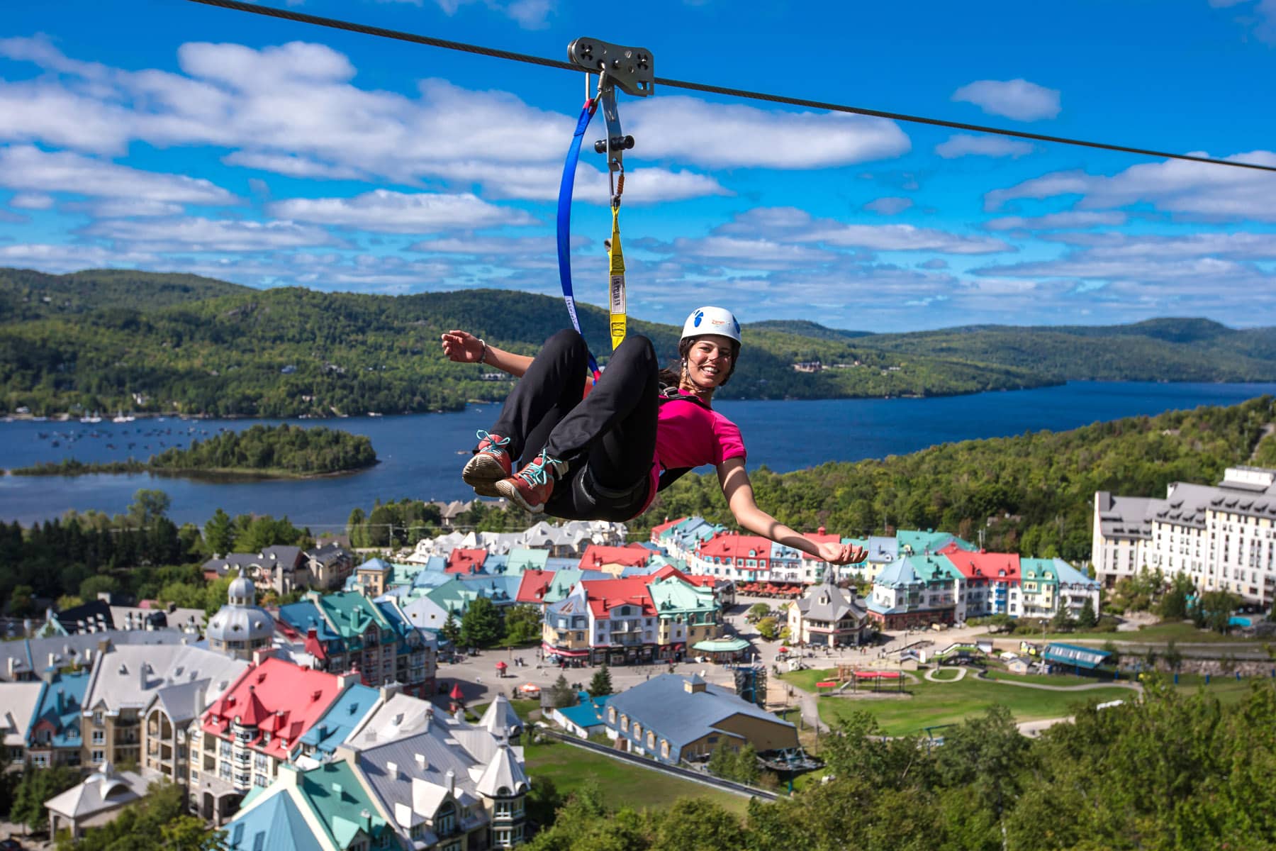 Méga Tyrolienne - Photo Ziptrek Tremblant
