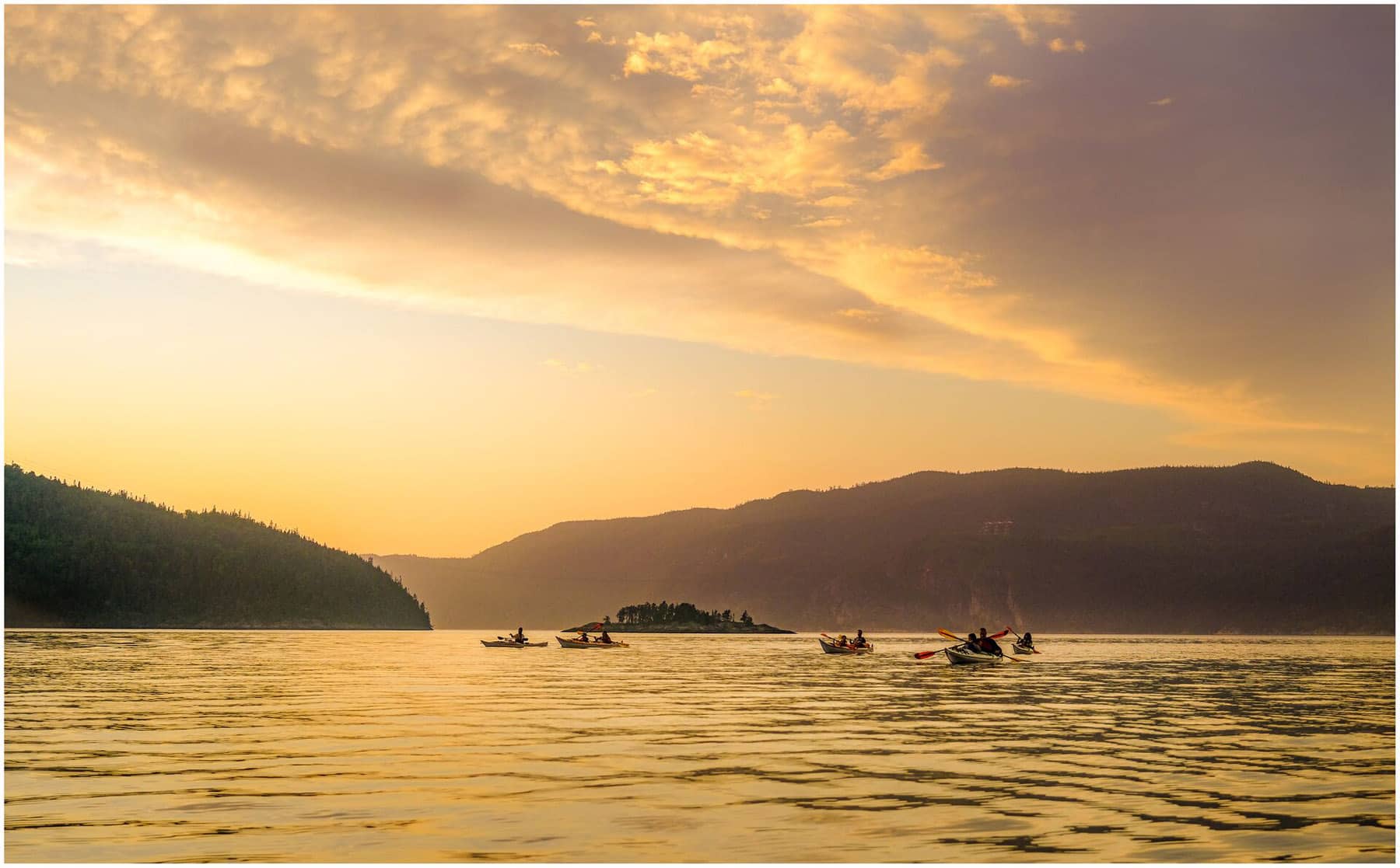 Randonnée en kayak - Fjord en Kayak
