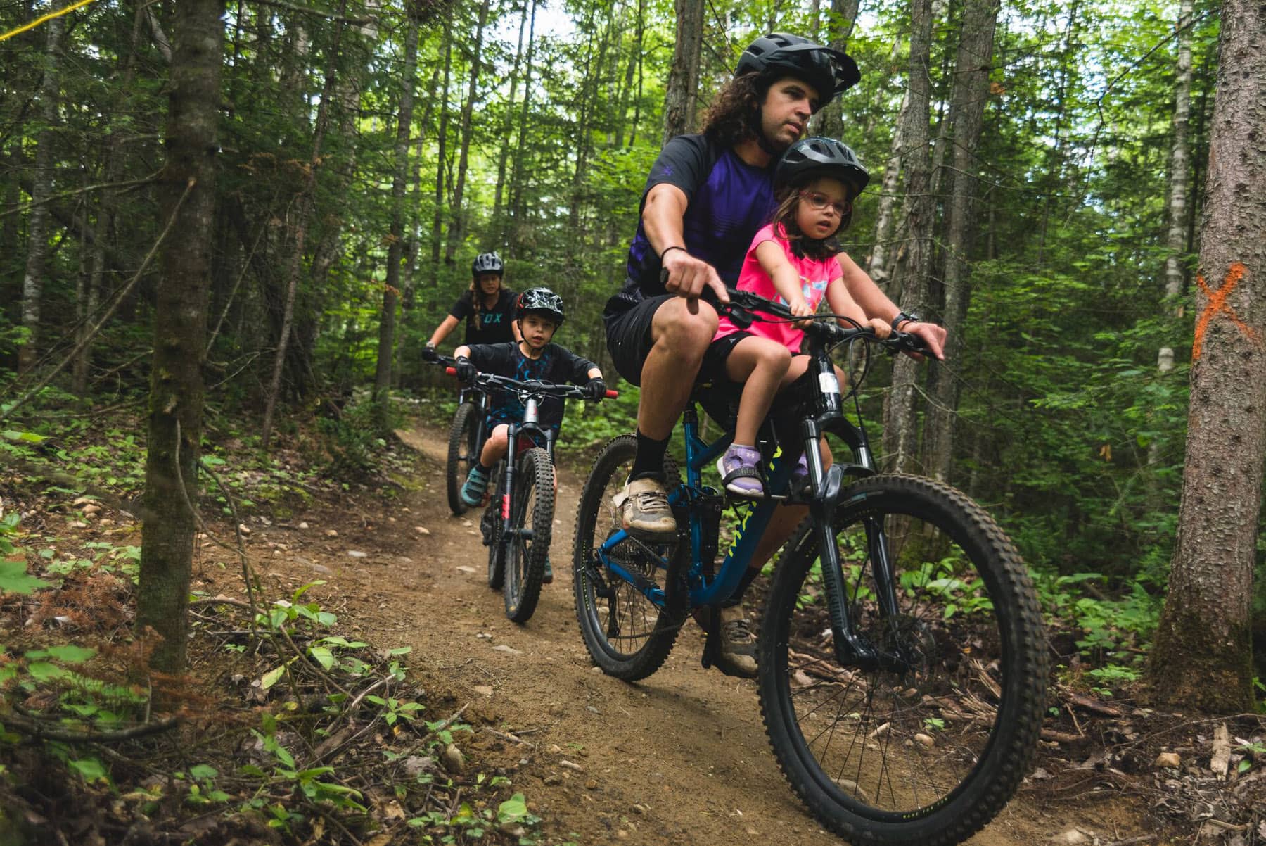 Randonnée en vélo de montagne - Photo Centre de plein air Le Norvégien