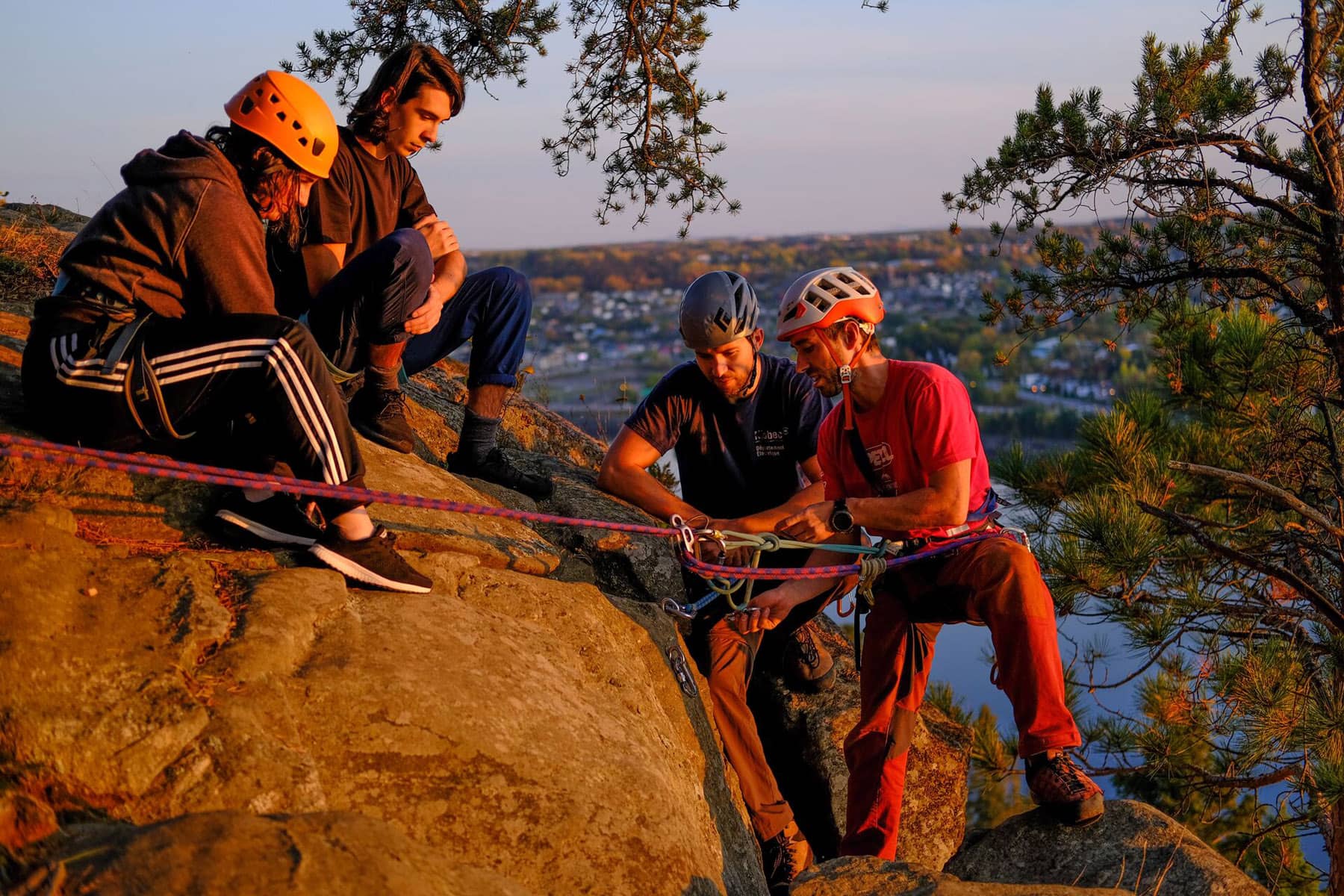 Initiation à l'escalade - Photo Parcours Aventures