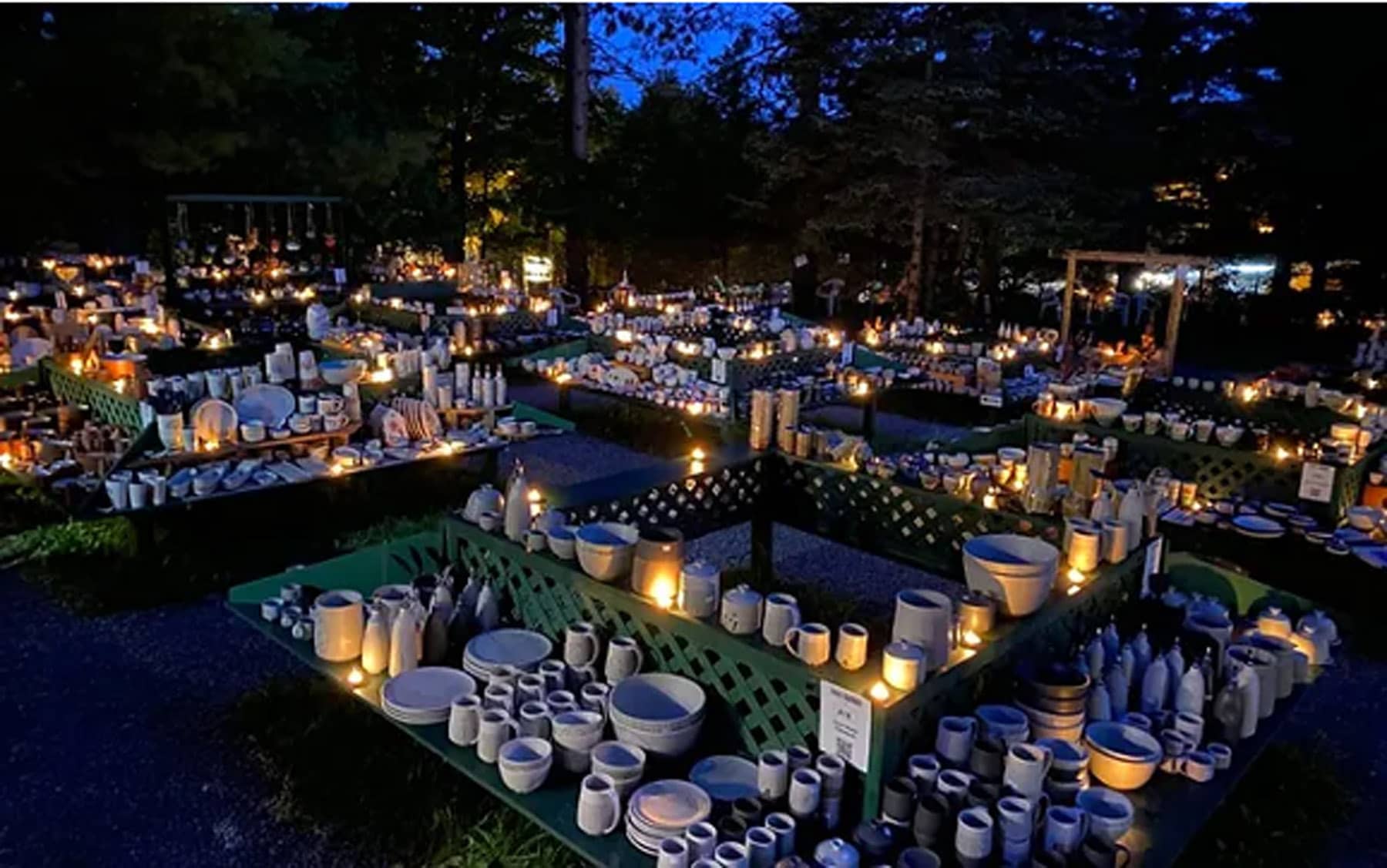 Bal des lucioles - Exposition de céramique 1001 pots (Val-David, Laurentides)