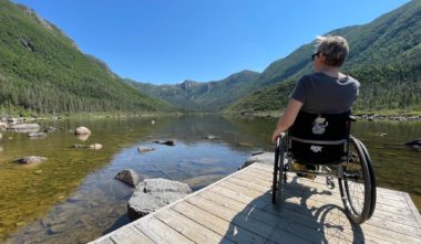 Lac aux Américains dans le parc national de la Gaspésie - Voyage en famille au Québec - Photo K. Binon