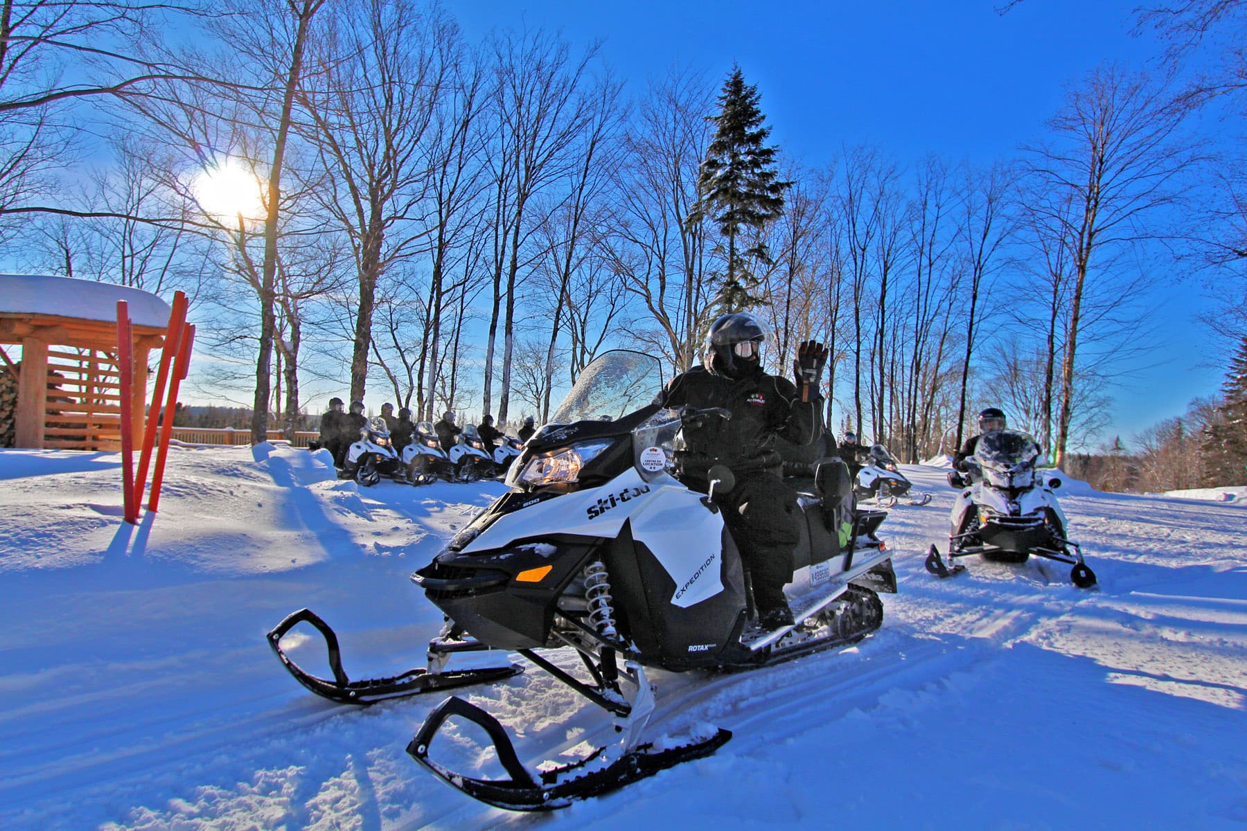 Au Chalet en Bois Rond - Motoneige