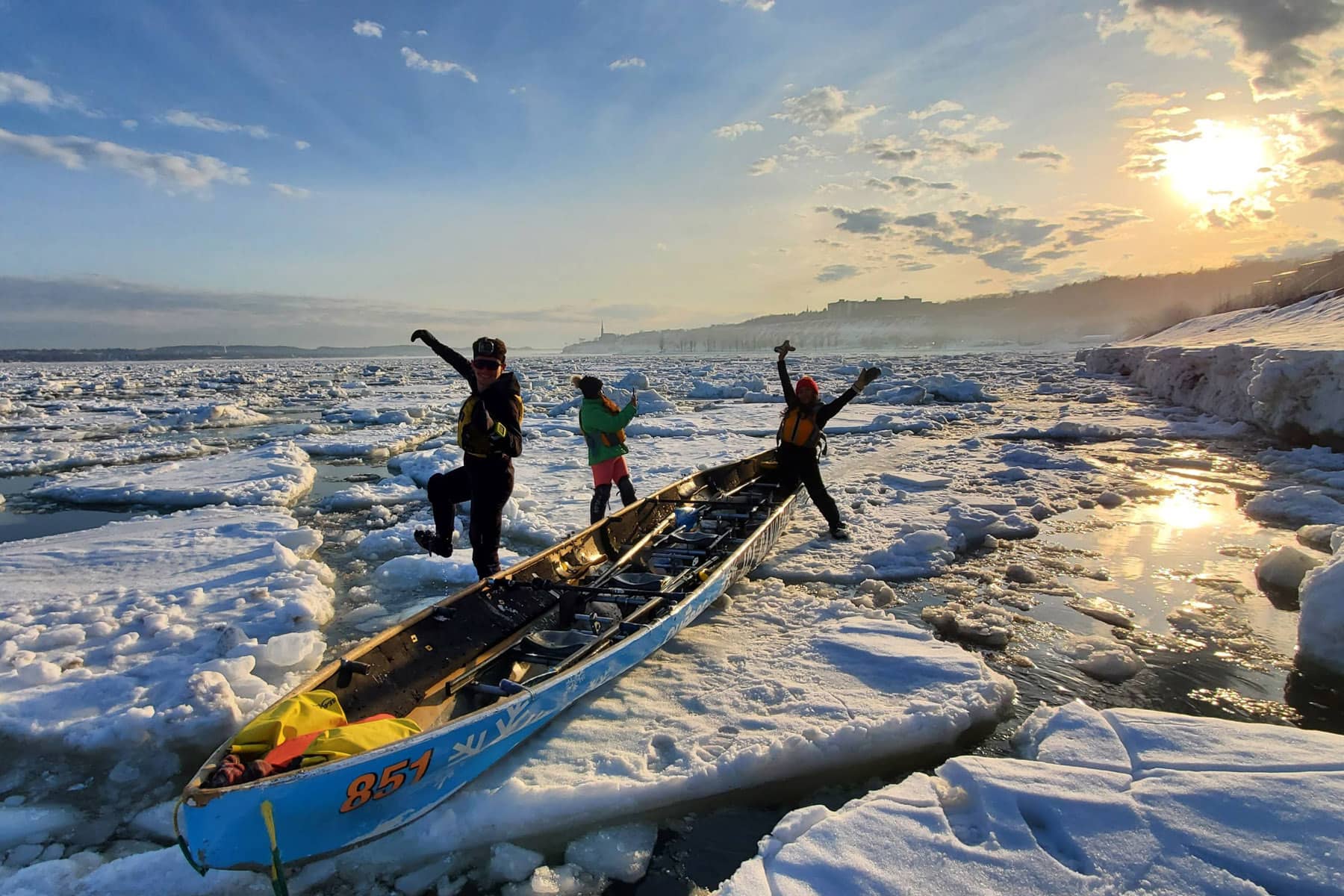 Canot à Glace à Québec