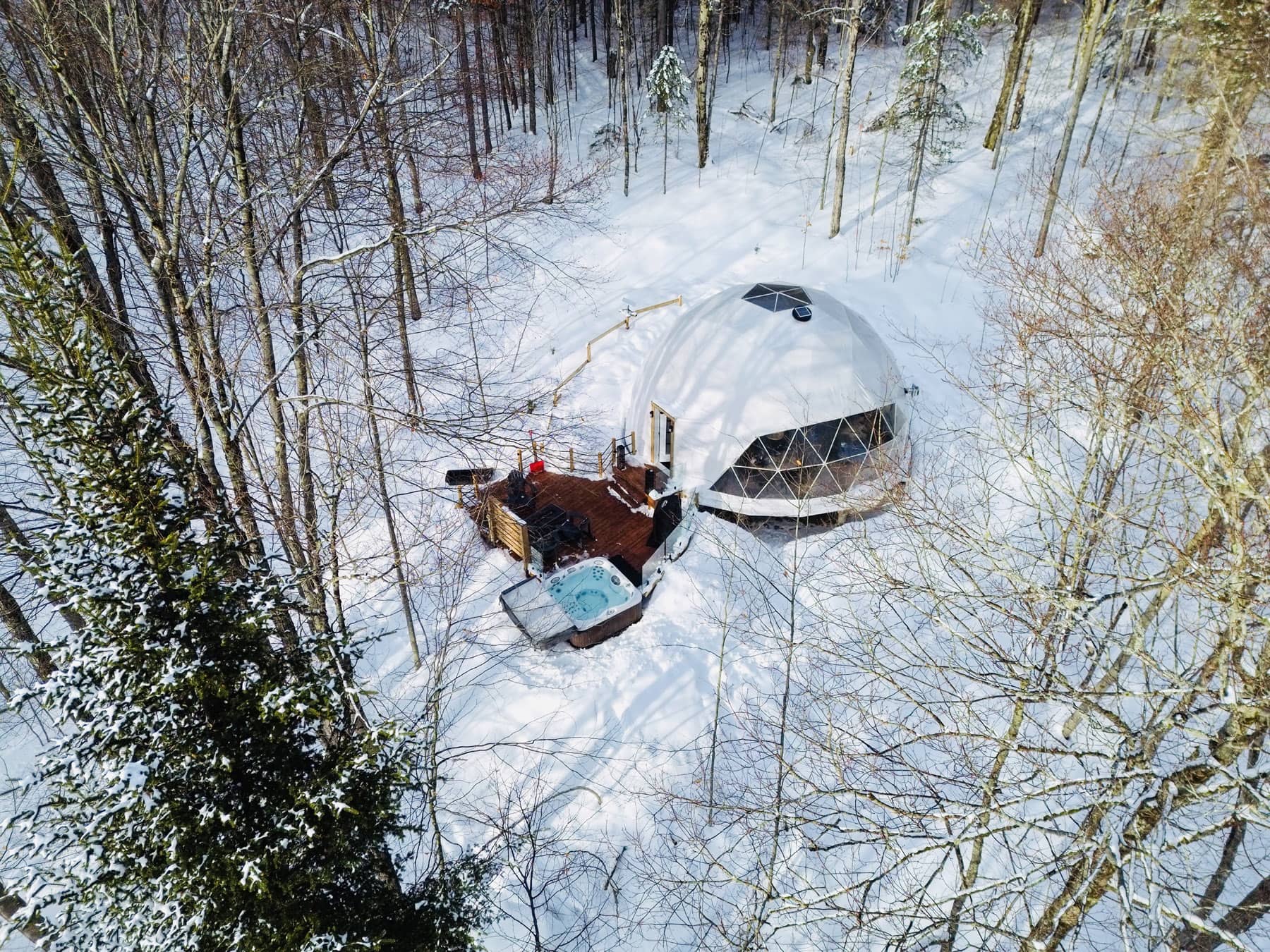 Expérience Equinox - Hébergement insolite au Québec - Photo Le Temps d'1 week-end