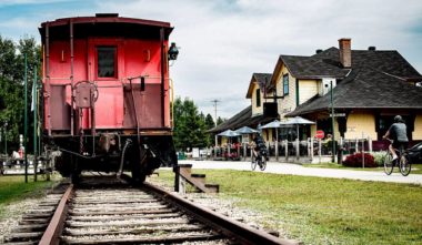 Parc Linéaire Le P'tit Train du Nord (Laurentides) - Gare de Labeille