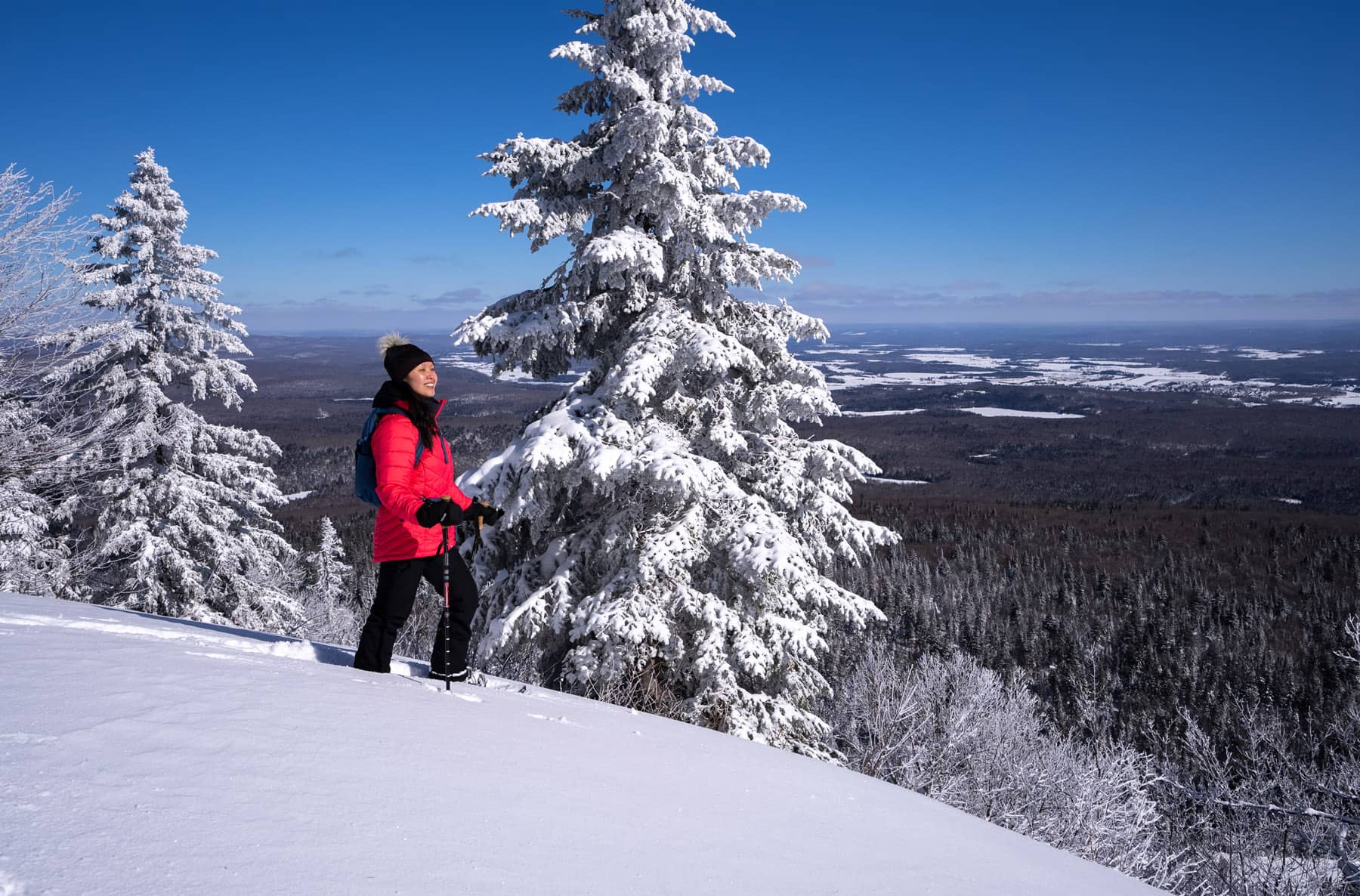 Raquettes - Parc régional de la Montagne du Diable - Photo Tourisme Laurentides