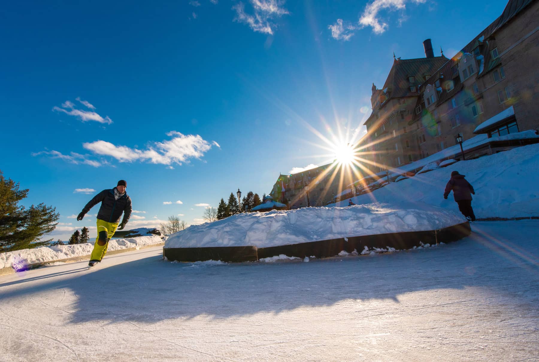 Anneau de glace du Fairmont Le Manoir Richelieu - Photo Patrice Gagnon