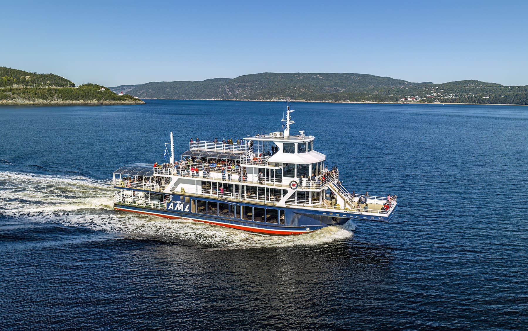 Croisières aux baleines à Tadoussac avec Croisières AML