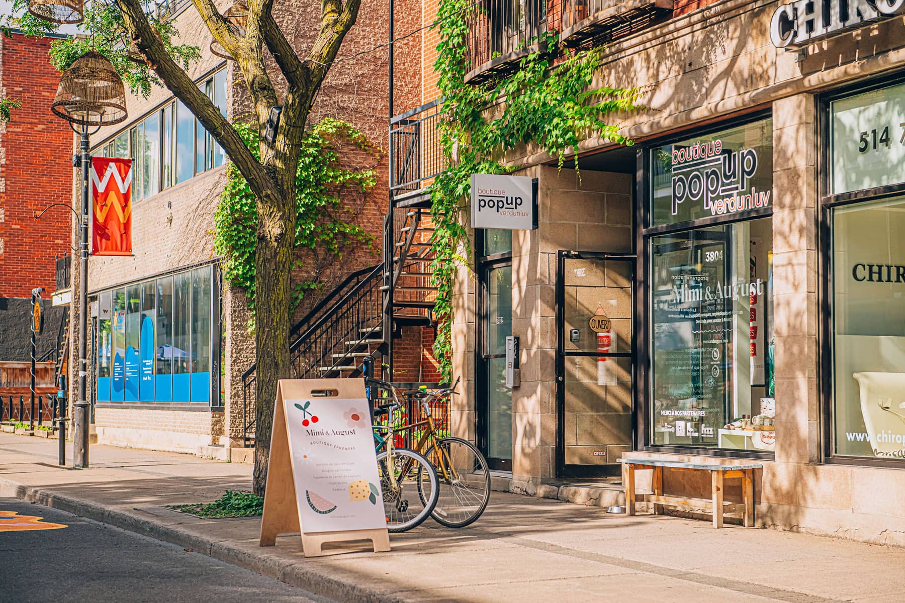 Promenade Wellington, Montréal - Rue piétonne - Photo Caroline Perron Photographies