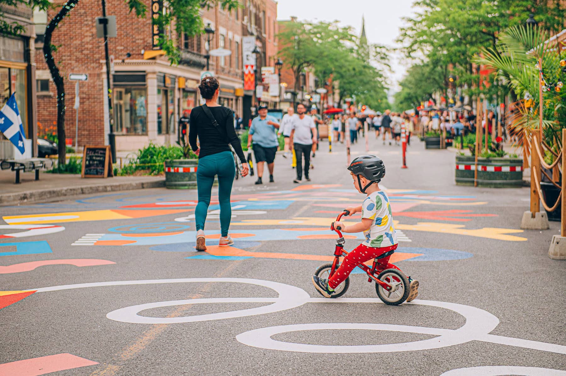 Promenade Wellington, Montréal - Rue piétonne - Photo Caroline Perron Photographies