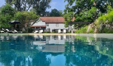 Domaine Jolivent (Cantons-de-l'Est, Québec) - Piscine