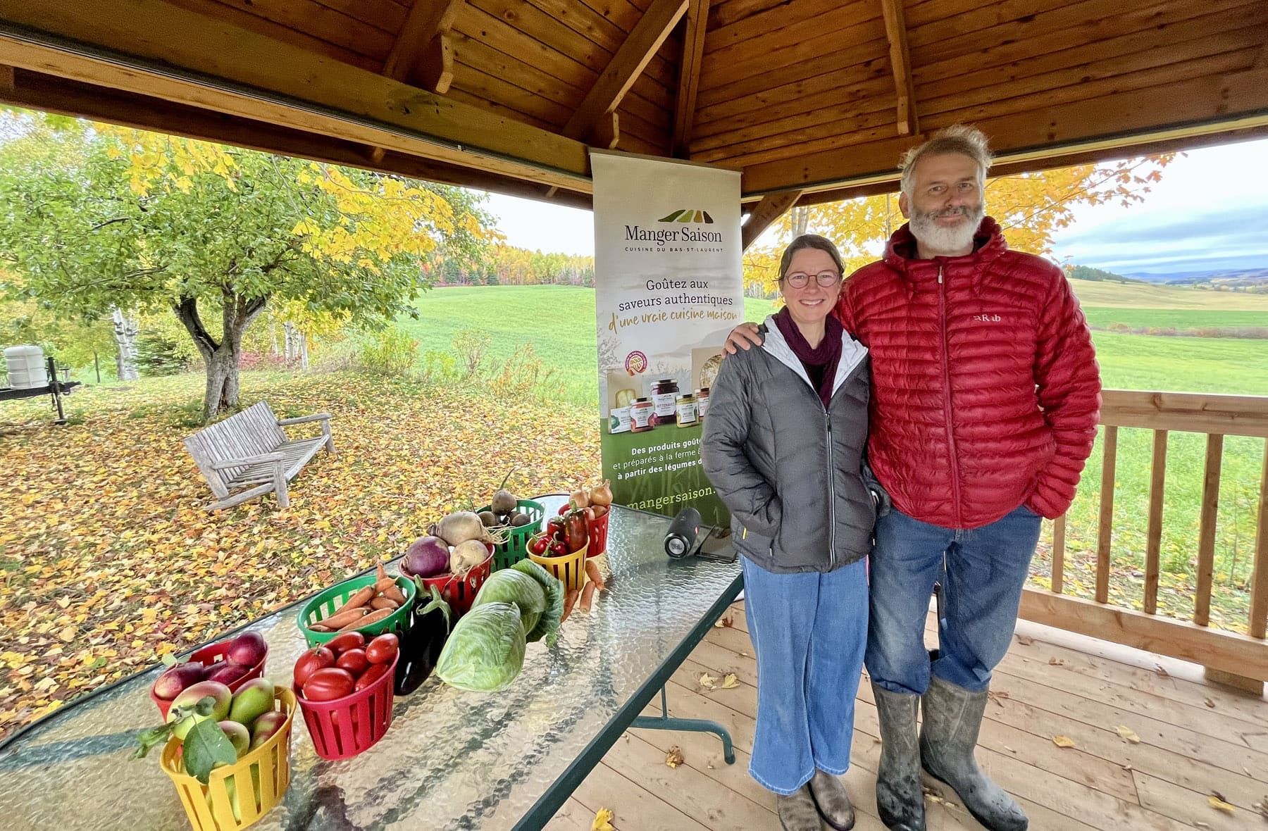 Luc et Marise Bélanger, copropriétaires de Mange Saison - Anne Pelouas