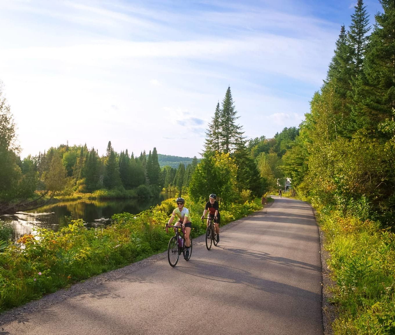 Parc linéaire le P'tit Train du Nord - Photo Tourisme Laurentides