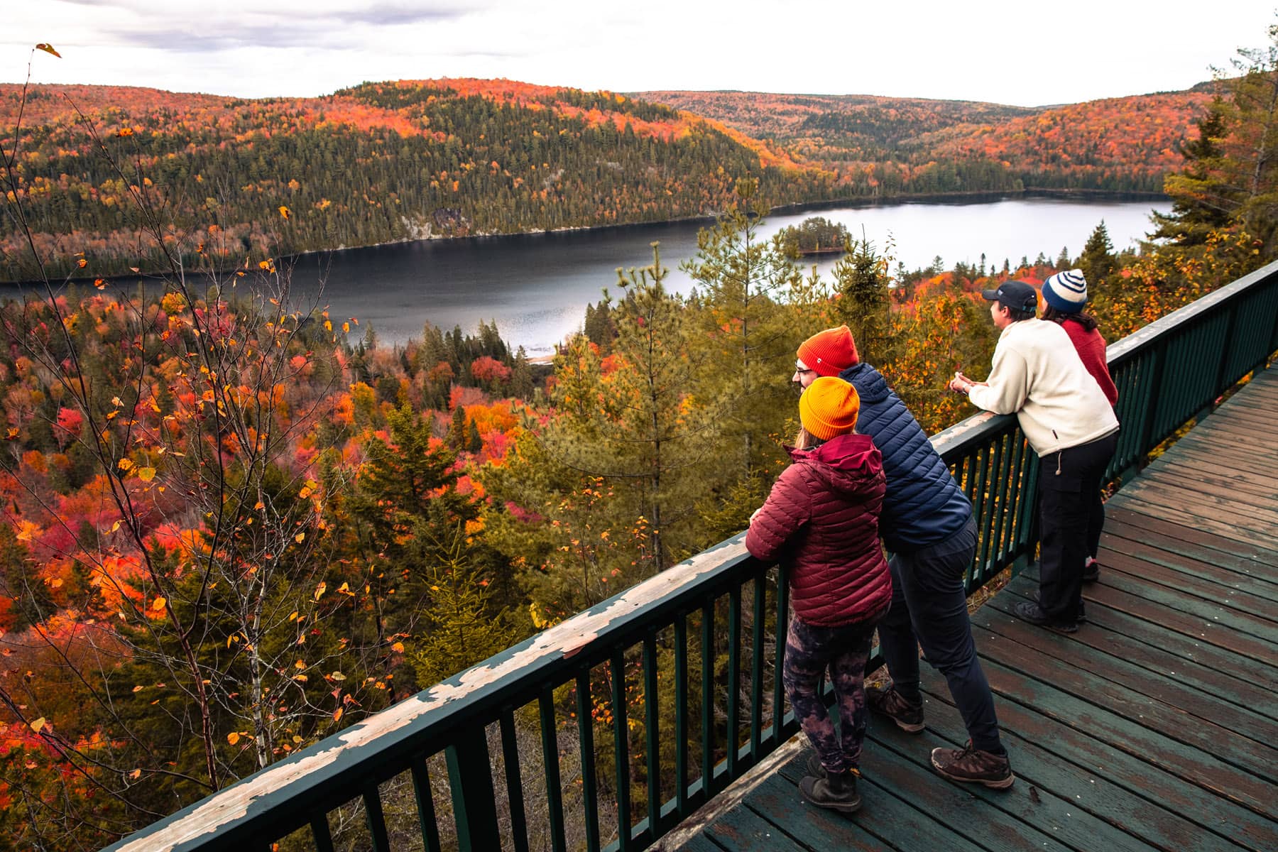 Parc national de la Mauricie - Belvédère de l'Île aux Pins - Photo Olivier Croteau