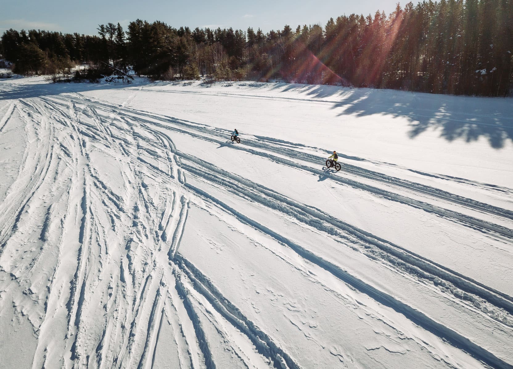 Fatbike - Photo Auberge du Lac Taureau