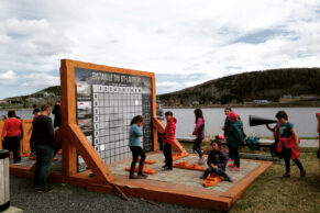 Bataille navale géante, Gaspé, Berceau du Canada