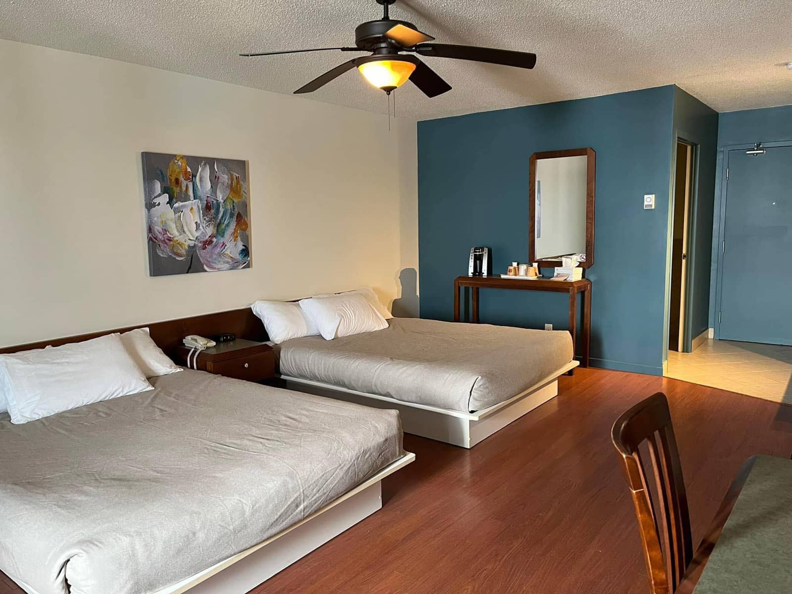 Chambre double Motel Quatre Saisons - Hôtellerie Côte-Nord