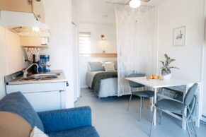 Navigateur Ste-Luce - Hébergement en maisons et cabines sur la plage au Bas-Saint-Laurent (Québec maritime)