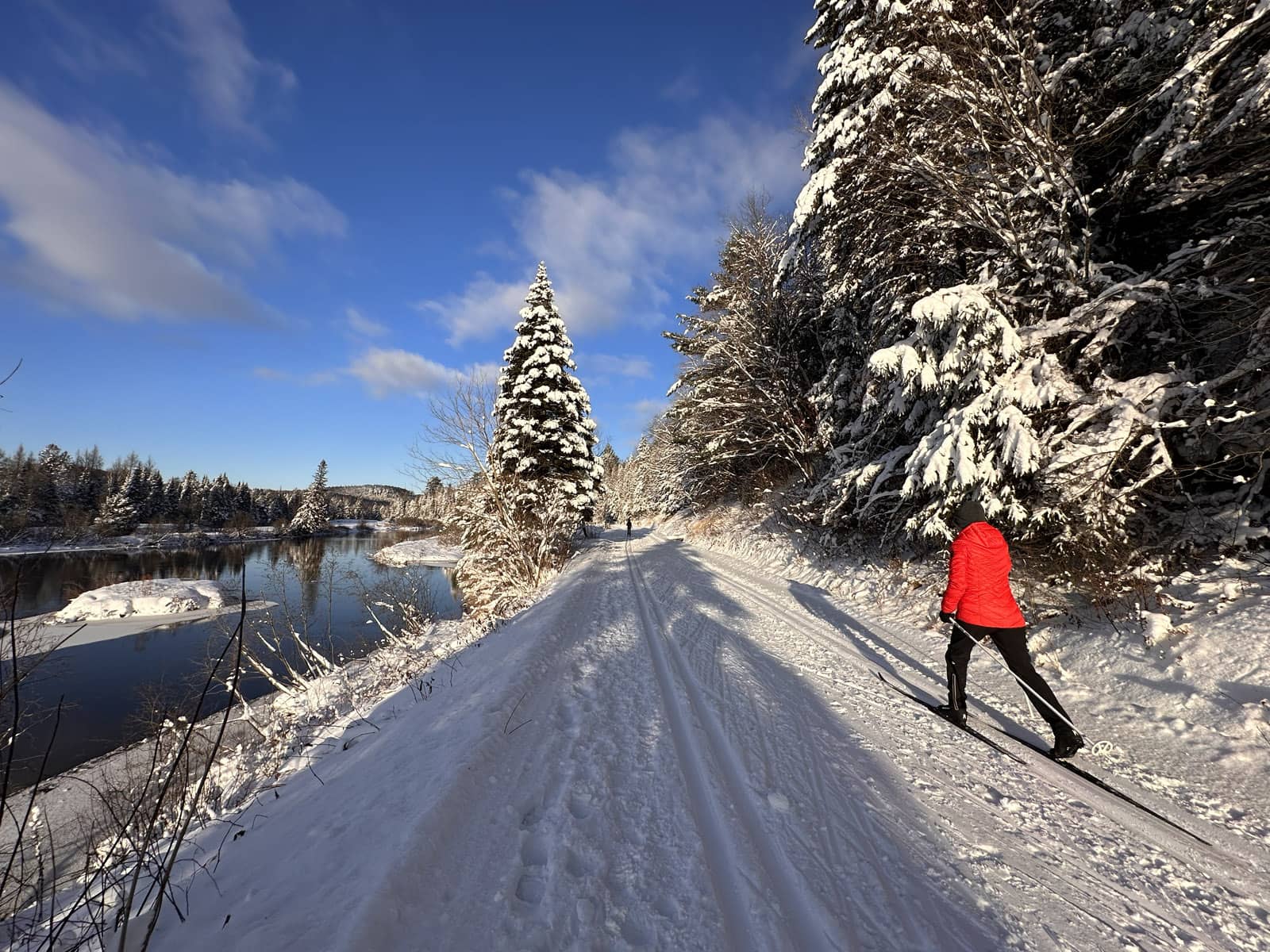 Parc linéaire Le P’tit Train du Nord - Ski de randonnée
