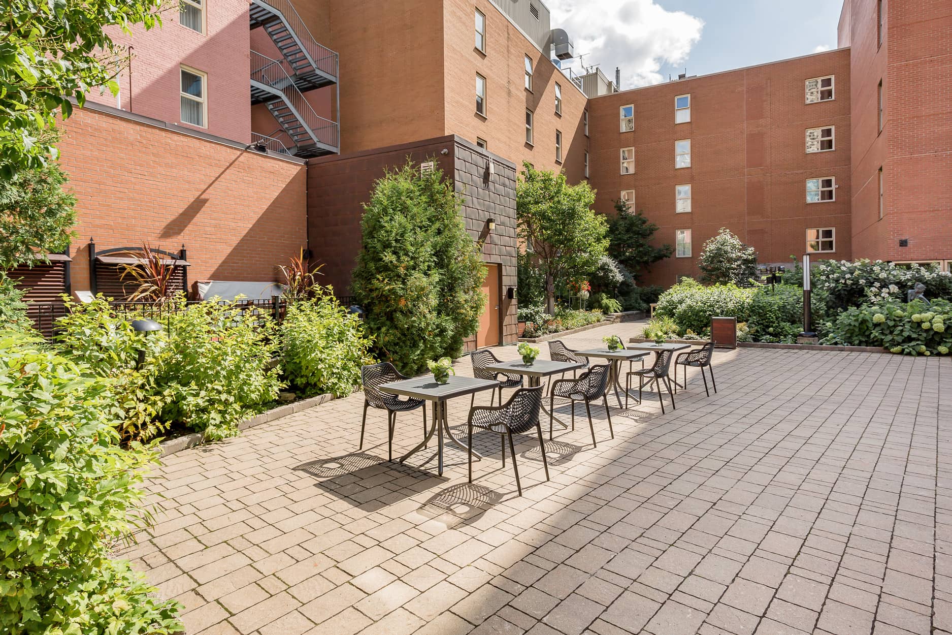 Chateau Laurier à Québec - Cour intérieure