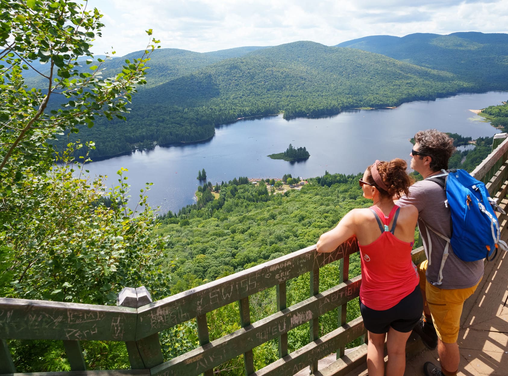 Parc national Mont-Tremblant - La Corniche - Photo Tourisme Laurentides