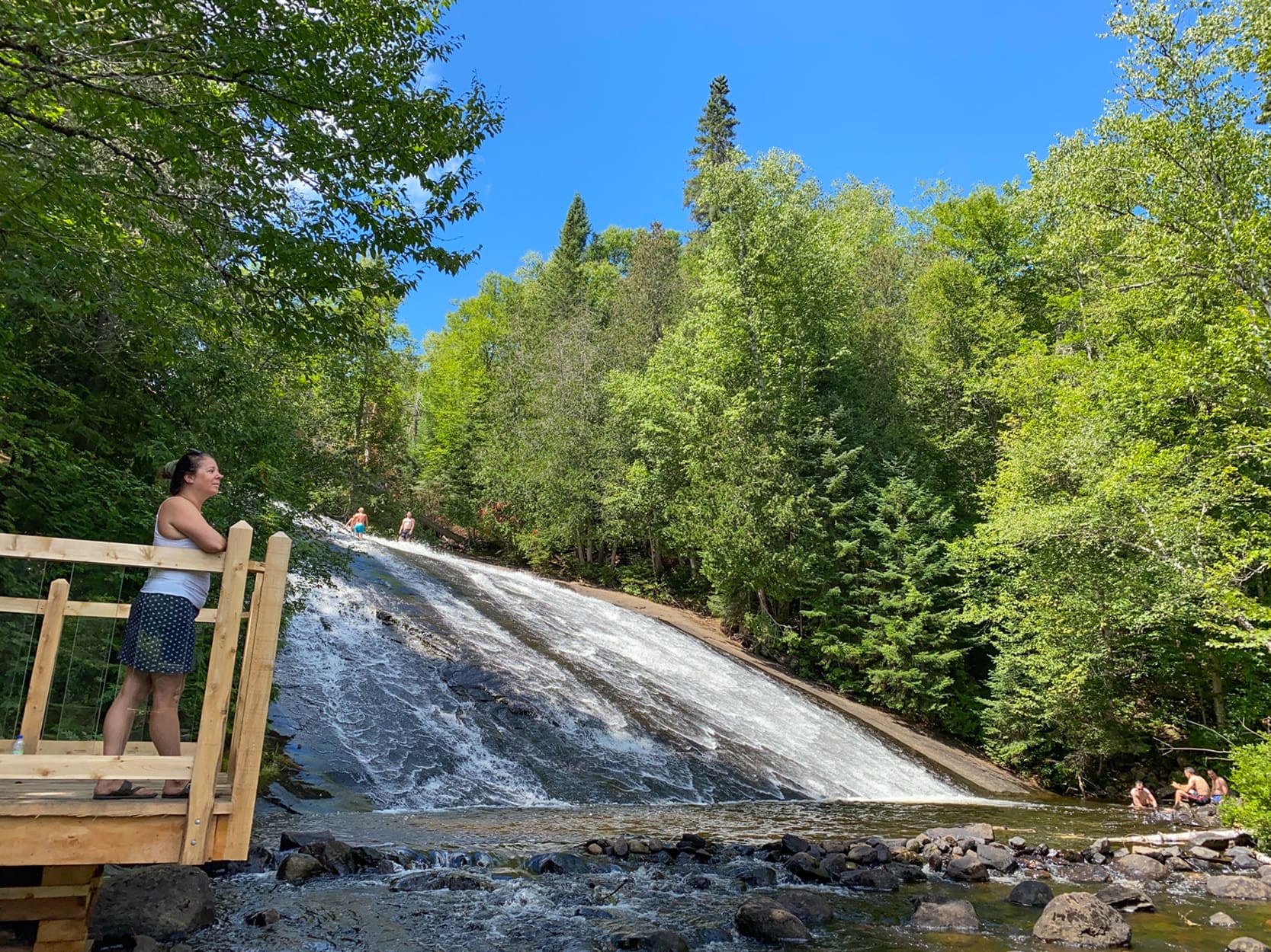 Parc régional Montagne du Diable - Chute Windigo - Photo Tourisme Laurentides