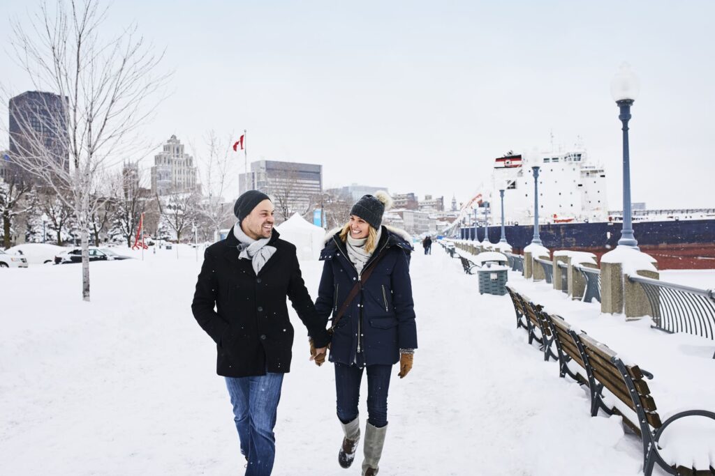 Vieux Port de Montréal en hiver - Photo Tourisme Montréal - Madore