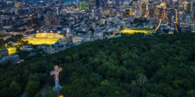 Vue sur Montréal depuis Mont Royal - Photo Eva Blue