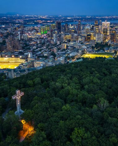 Vue sur Montréal depuis Mont Royal - Photo Eva Blue